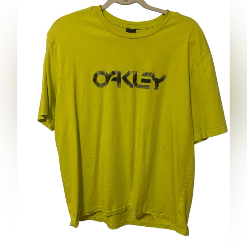 Men’s Yellow Oakley Wordmark T-Shirt